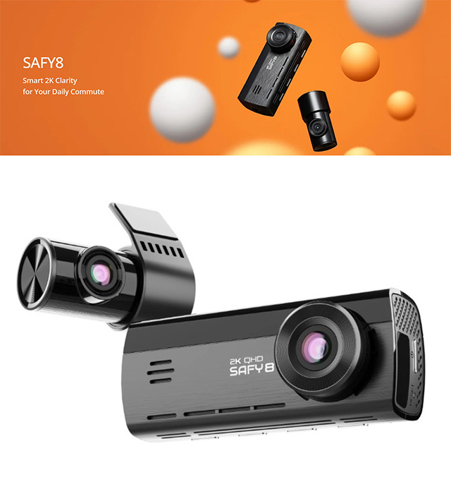 BLACKVUE SAFY8 前後カメラ